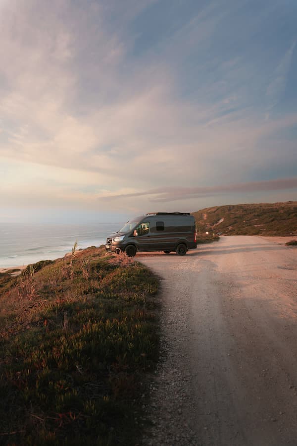 RV in scenic location