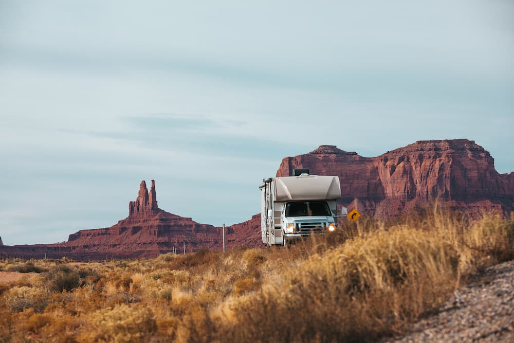 RV adventure scene